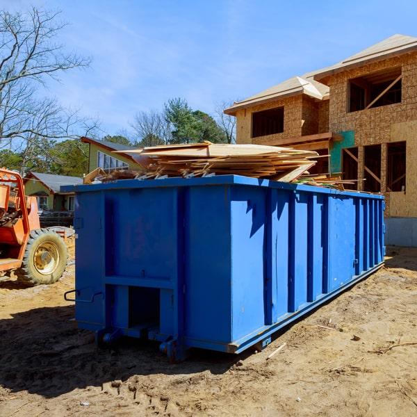 many materials that are typically disposed of in construction dumpsters can be recycled, including metal, cardboard, and certain types of plastic